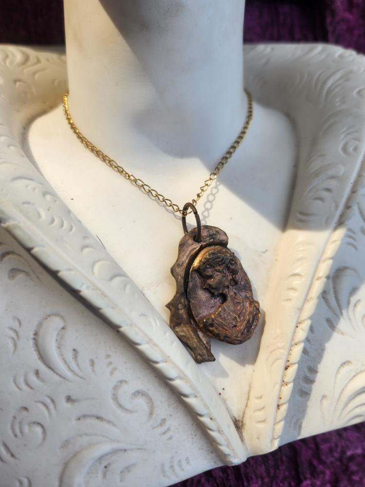 Handmade Roman Bronze Medallion