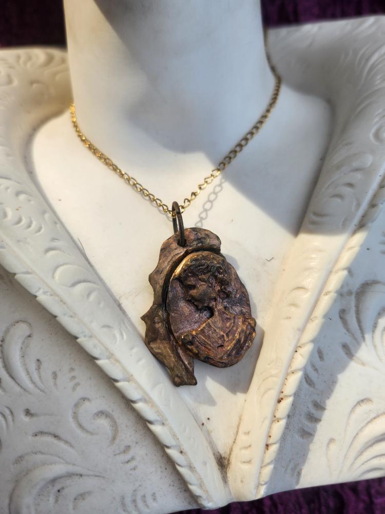 Handmade Roman Bronze Medallion