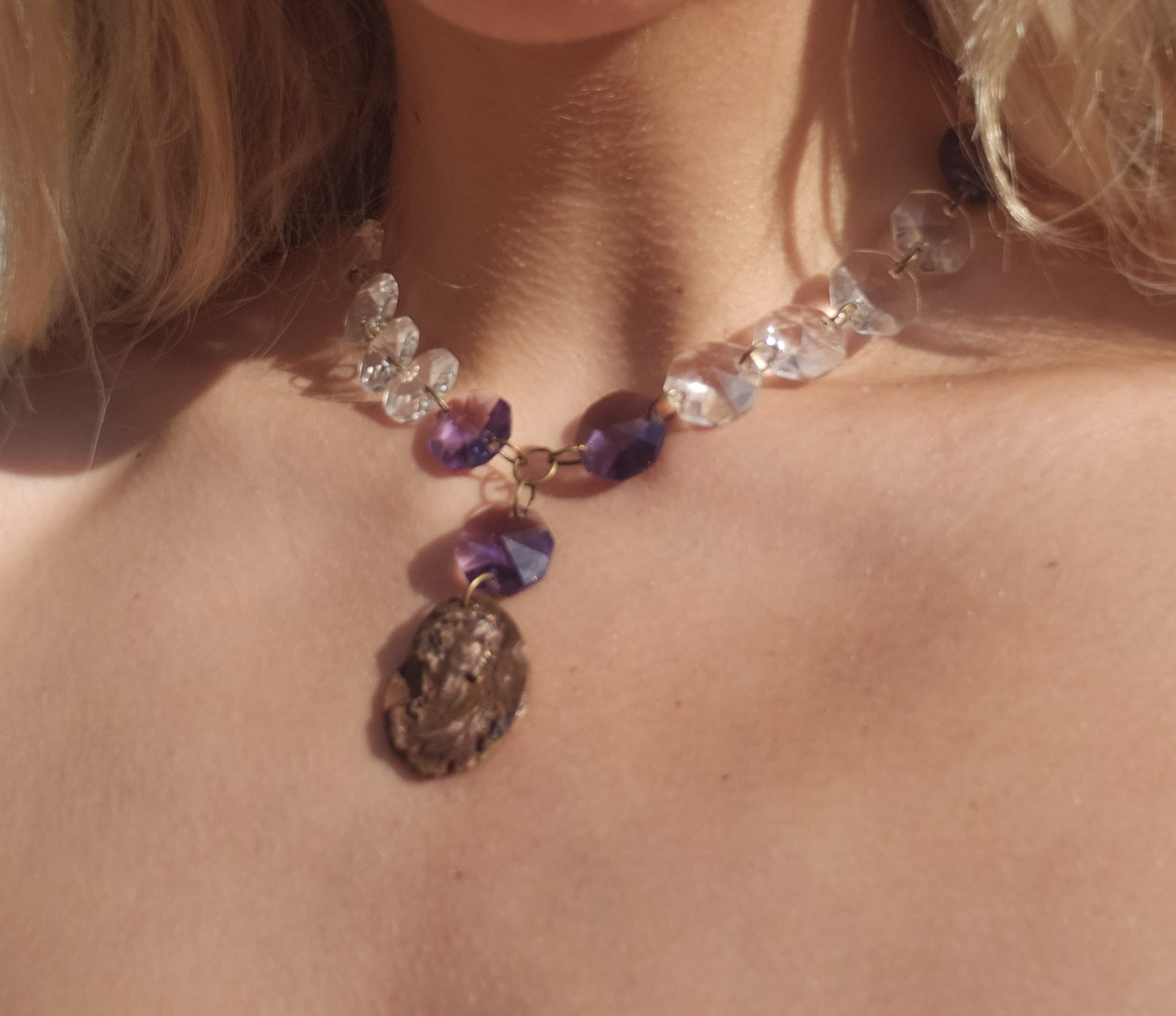 Celestial Talisman – Handmade Bronze Necklace