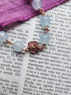 Rosarium Collection - Aquamarine & Copper Bracelet