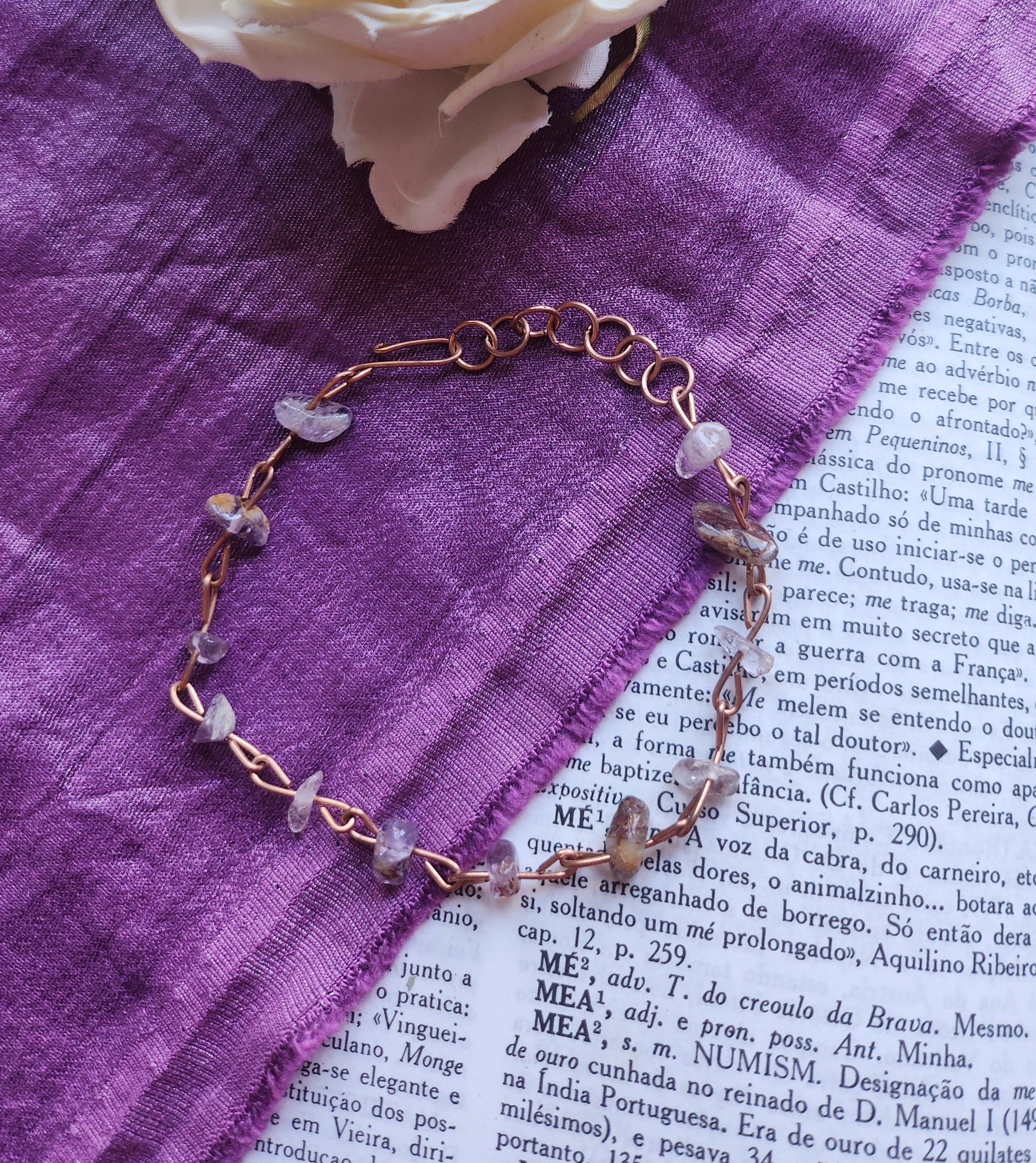 Super Seven & Copper Bracelet