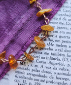 Amber & Copper Bracelet