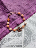 Eternal Bloom Collection - Pink Opal & Copper Bracelet