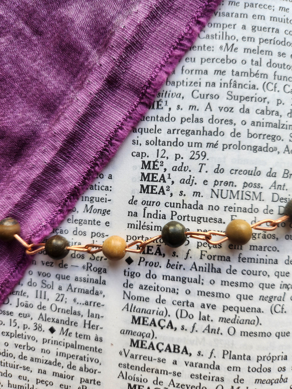 Collar de Unakita y Cobre