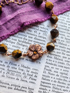 Eternal Bloom Collection - Tiger’s Eye & Copper Bracelet