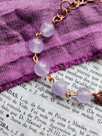 Arcane Resonance Collection - Amethyst & Copper Bracelet