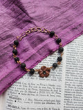 Eternal Bloom Collection - Volcanic Stone & Copper Bracelet